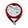 22 mm Ölçülü Kırmızı Motor Bisiklet Kilidi x 200 cm