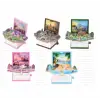 1 adet Plastik Kitap Şeklinde 3D Anahtarlık