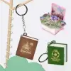 1 adet Plastik Kitap Şeklinde 3D Anahtarlık