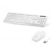 Plastik Klavye Ve Mouse Seti Beyaz