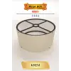 35 CM Ölçülü Krem Lambader Başlığı Mega Boy