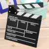 Kullanıma Uygun Küçük Dekoratif Sinema Klaketi Ahşap Tasarım 20x20 cm
