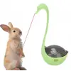 17.5 cm Yeşil 1 Adet Kullanıma Uygun Kuğu Şeklinde Lazerli Kedi Oyuncağı