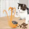 17.5 cm Yeşil 1 Adet Kullanıma Uygun Kuğu Şeklinde Lazerli Kedi Oyuncağı