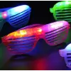 12 Adet Led Işıklı Renkli Panjur Gözlük