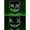 2 adet Maske LED Işıklı Yeşil