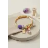 Bileklik Lila Damla Model Charmlı