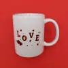 8 X 10 Cm Seramik Bardak Love Tasarım Kupa