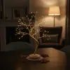 Kablosuz Kullanıma Uygun Masaüstü Peri LED Ağaç Lamba