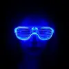 Parti Gözlüğü Mavi Led Işıklı Neon 3 Modlu