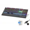 1 Adet Mekanik Klavye Blue Switch Bilek Destekli Rgb Siyah G525XB