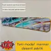 Kullanıma Uygun Mermer Desenli Yapışkanlı Askılık