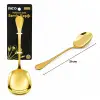 21 cm Ölçülü Metal Servis Kaşığı Gold Renk