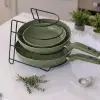 Siyah Kullanıma Uygun Metal Tava Organizeri