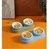 Kullanıma Uygun Mikopet Çift Bölmeli Mama ve Su Kabı