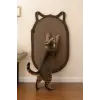 Kullanıma Uygun Mikopet Dekoratif Kedi Kulaklı Tırmalama Paspası
