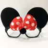 1 Adet Kullanıma Uygun Minnie Mouse Gözlük Seti