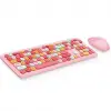 Mofii Pembe Klavye Mouse Set