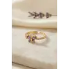 Kadın Yüzük Mor Zirkon Taşlı Model