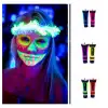 12 Adet Neon Glow Fosforlu Krem Boya