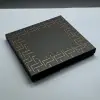 Defter Öğretmenler Günü Özel Siyah Deri Ve Metal Roller Kalem Hediye Seti