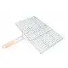 Kullanıma Uygun Orta Boy Mangal Izgarası 40x30 cm Ahşap Saplı