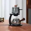 Cam Otomatik Bitki Çayı Demliği