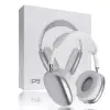 40 mm siyah Kulaklık P9 Kablosuz Bluetooth