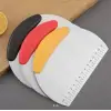 Kullanıma Uygun Paslanmaz Çelik Hamur Kesme ve Şekillendirme Spatulası