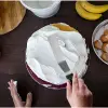 Kullanıma Uygun Paslanmaz Çelik L Tipi Pastacı Spatulası