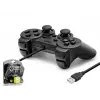 Pc Uyumlu Kablolu Usb Gamepad Oyun Kolu Siyah W201S Çeşidi