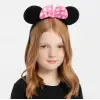Kullanıma Uygun Pembe Fiyonklu Minnie Mouse Tacı