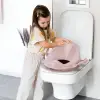 Plastik Pembe Kulplu Çocuk Klozet Adaptörü