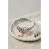 Bileklik Pembe Şans Tavşanı Charmlı