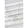 Kadın Kolye Pirinç Gümüş Renk Düğüm Kalp Model