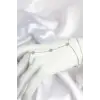 Pirinç Gümüş Renk Yonca tasarım Kadın Şahmeran