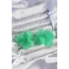 Küpe Pirinç Yeşil Renkli Flora