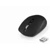 Ofis Kullanımına Uygun Plus Sessiz Kablosuz Mouse 2.4 Ghz 1600 Dpı Siyah S1000