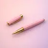 13 cm kişiselleştirilebilir Kalem Premium Pembe Metal Roller