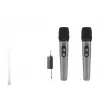 6.35 Mm Ölçülü Profesyonel Kablosuz Uhf 2 Mikrofonlu Set Gri G