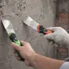 40 mm Ölçülü Profesyonel Metal Spatula Fiber Saplı