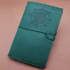 192 Sayfalı Pusula Baskılı Eskitme Görünümlü Suni Deri Defter 20 × 12.5 cm