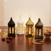 Plastik Ramazan Temalı Büyük Altıgen Kapalı Kubbe LED Lamba