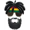 Parti Gözlüğü Rasta Peruklu Bob Marley