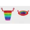 Metal Plastik Renkli 6 Kademeli Lavabo Süzgeci
