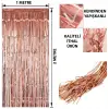 1 metre Kullanıma Uygun Rose Gold Püsküllü Kapı Perdesi