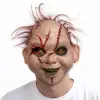 Maske Saçlı Chucky Korku Maskesi Gerçekçi Dikişli ve Detaylı