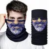 Maske Sakallı Yüz Desenli Baf Buff Çok Amaçlı Boyunluk ve 1 No