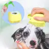 Silikon Şampuan Hazneli Kedi Köpek Yıkama Kesesi