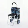 Katlanabilir Metal Sandalyeli Pazar Arabası